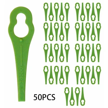 50PCS Plastic Mower Cutting Blades For Gtech ST04 & ST05, Hoversafe 25/30, Qualcast Easi-Lite 28 And 30 Lawnmower
50PCS Plastic Mower Cutting Blades For Gtech ST04 & ST05, Hoversafe 25/30, Qualcast Easi-Lite 28 And 30 Lawnmower