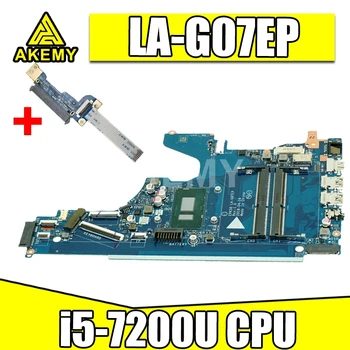 AKemy For HP 15-DA motherboard i5-7200 cpu EPK50 LA-G07EP 100% test working and free shipping