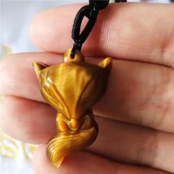 Free shipping yu pendant natural yellow tiger eye stone small fox pendant transhipped for gift free shipping 
Free shipping yu pendant natural yellow tiger eye stone small fox pendant transhipped for gift free shipping