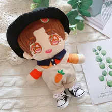 Fisherman Hat Idol Plush Doll Dress Up 20 Cm Doll Clothes Suit Polo Shirt Turnip Strappy Pants Set Puppet Christmas Gifts
Fisherman Hat Idol Plush Doll Dress Up 20 Cm Doll Clothes Suit Polo Shirt Turnip Strappy Pants Set Puppet Christmas Gifts