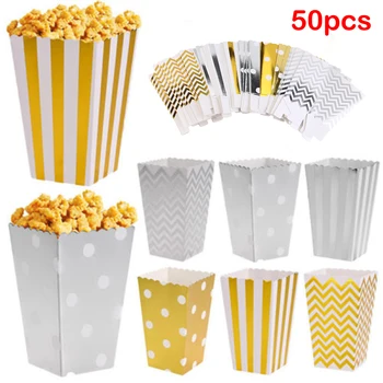 50pcs Paper Popcorn Boxes Bag Trio Miniature Scalloped Edge Cardboard Party Candy Container Treat Cartons - Random Color&Pattern
50pcs Paper Popcorn Boxes Bag Trio Miniature Scalloped Edge Cardboard Party Candy Container Treat Cartons - Random Color&Pattern