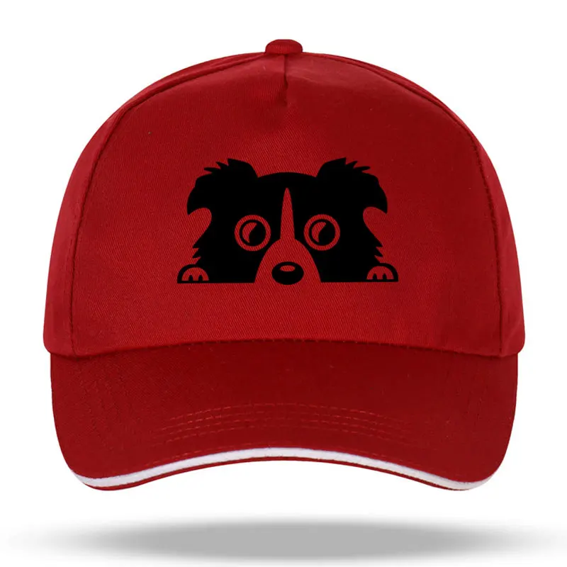 New Men Women Fashion Border Collie Dog Pet Cartoon Animal Baseball Caps for Hip Hop Cotton Velcro Trucker Cap Bone Dad Hats New Men Women Fashion Border Collie Dog Pet Cartoon Animal Baseball Caps for Hip Hop Cotton Velcro Trucker Cap Bone Dad Hats