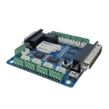 USB 5 Axis CNC Breakout Board MACH3 Drive Board Interface Adapter Stepper Motor Driver Controller
USB 5 Axis CNC Breakout Board MACH3 Drive Board Interface Adapter Stepper Motor Driver Controller