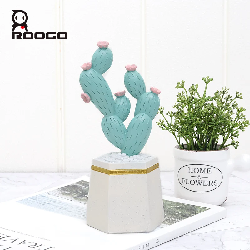 Roogo Cactus Flower Pot Shaped Home Decoration Accessories Nordic Miniature Figurines Creative Ornament For Desktop Office Decor
Roogo Cactus Flower Pot Shaped Home Decoration Accessories Nordic Miniature Figurines Creative Ornament For Desktop Office Decor