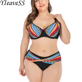 Plus Size Tankini Set L-4XL 2020 New High Waist Brief Bikini Set Push Up Halter Padded with WireSwimsuits
Plus Size Tankini Set L-4XL 2020 New High Waist Brief Bikini Set Push Up Halter Padded with WireSwimsuits