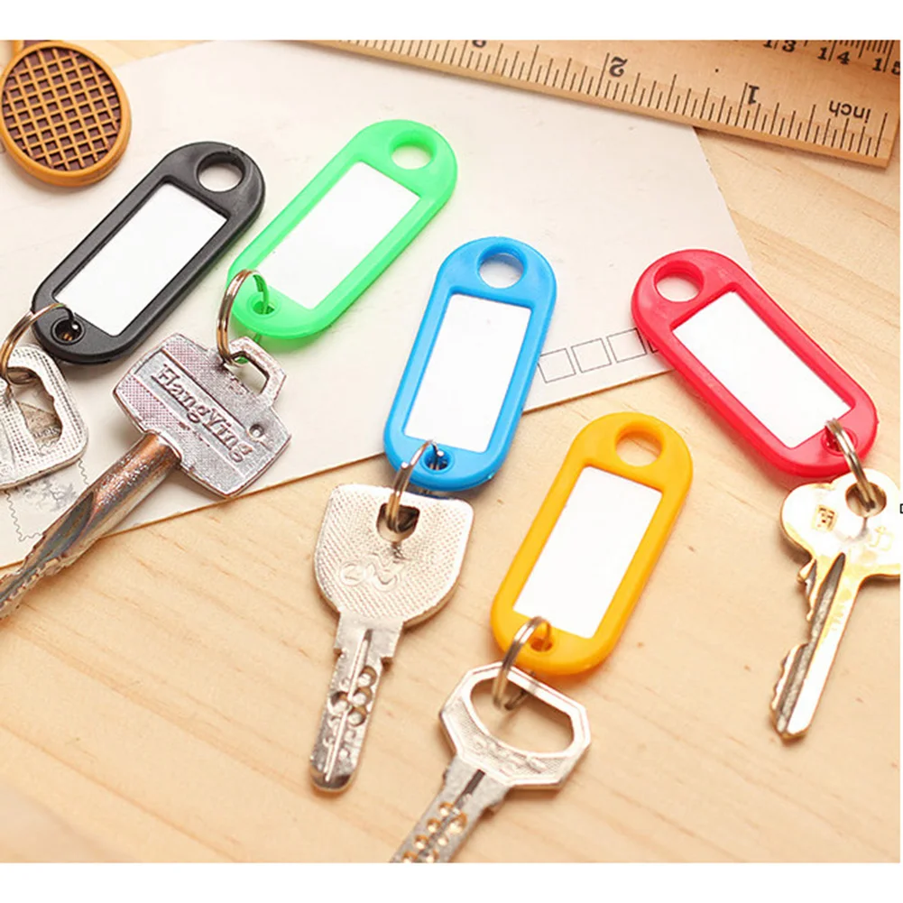 Zestaw 40 Multicolor breloków kluczy ID etykiet tagów bagażowych Hotelu - Wianko - 20
