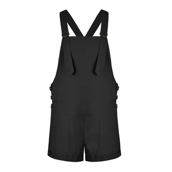 Womens Braces Casual Retro Pure Color Jumpsuit Women Strapless Bodysuit Straight Short Pants Woman Rompers With Pockets
Womens Braces Casual Retro Pure Color Jumpsuit Women Strapless Bodysuit Straight Short Pants Woman Rompers With Pockets