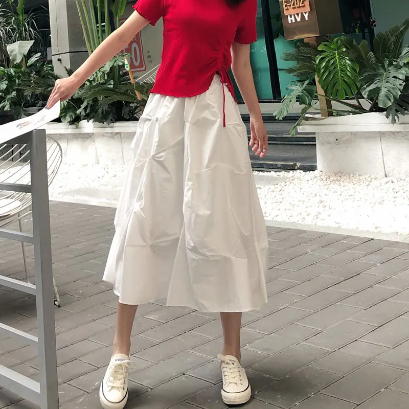 2020 irregular pleated umbrella skirt female spring and summer high waist mid-length niche A-shaped bellflower skirt
2020 irregular pleated umbrella skirt female spring and summer high waist mid-length niche A-shaped bellflower skirt