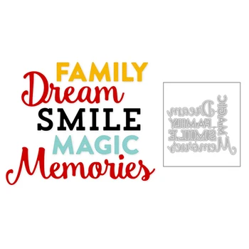 2020 New Memories Dream Family Smile Magic English Words Metal Cutting Dies For Album Greeting Card Scrapbooking Making No Stamp
2020 New Memories Dream Family Smile Magic English Words Metal Cutting Dies For Album Greeting Card Scrapbooking Making No Stamp