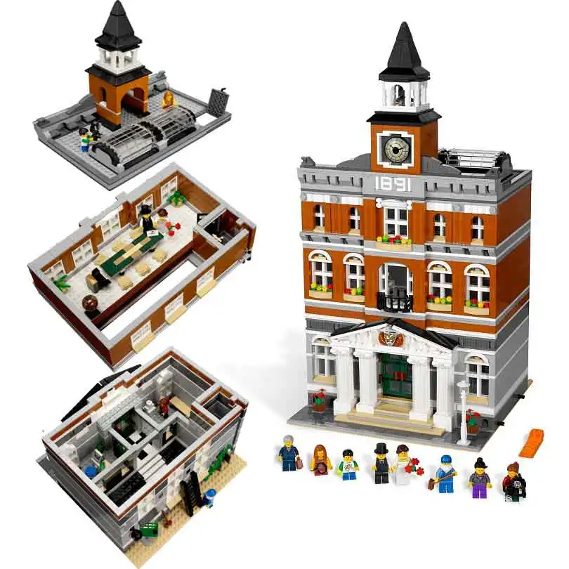 15003 Creator City Street The Town Hall Model 2859Pcs Building Blocks Toy Children Gifts Compatible with legoed 10224
15003 Creator City Street The Town Hall Model 2859Pcs Building Blocks Toy Children Gifts Compatible with legoed 10224