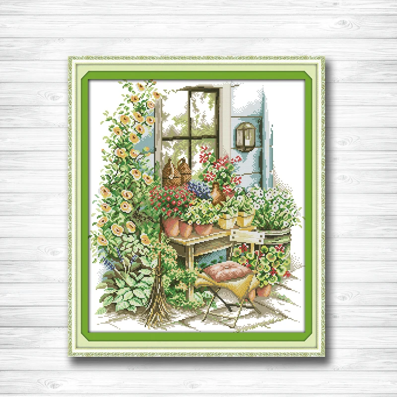 Spring garden scenery painting dmc 14CT 11CT counted cross stitch Needlework Set Embroidery kits chinese cross stitch Home decor
Spring garden scenery painting dmc 14CT 11CT counted cross stitch Needlework Set Embroidery kits chinese cross stitch Home decor