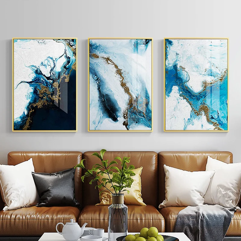 Handmade Painting Blue Golden Canvas Painting Color Art Abstract for Living Room BedroomUnique Nordic Decor Wall
Handmade Painting Blue Golden Canvas Painting Color Art Abstract for Living Room BedroomUnique Nordic Decor Wall