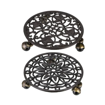 Cast Iron Plant Pallet Caddy Plant Pot With Heavy Duty Wheels Round Flower Pot Planter Trolley Casters Rolling Tray Coaster Movi
Cast Iron Plant Pallet Caddy Plant Pot With Heavy Duty Wheels Round Flower Pot Planter Trolley Casters Rolling Tray Coaster Movi
