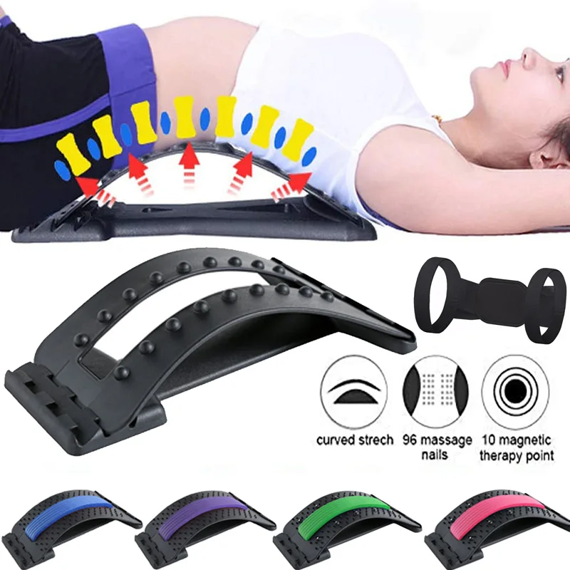 Back Stretcher Massager Magic Stretcher Fitness Lumbar Support Relaxation Pain Relief Home Muscle Relaxing Fitness Equipment
Back Stretcher Massager Magic Stretcher Fitness Lumbar Support Relaxation Pain Relief Home Muscle Relaxing Fitness Equipment
