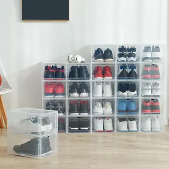 1pc Clamshell Stackable Dustproof Shoes Storage Container Display Box Organizer Transparent Shoes Box Drawer Case
1pc Clamshell Stackable Dustproof Shoes Storage Container Display Box Organizer Transparent Shoes Box Drawer Case