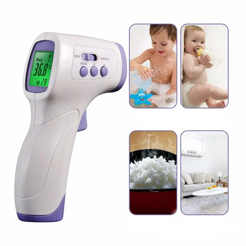 Forehead Infrared Temperature Non-Contact Digital Thermometer for Adults Children Medical Temperaturo Gun
Forehead Infrared Temperature Non-Contact Digital Thermometer for Adults Children Medical Temperaturo Gun