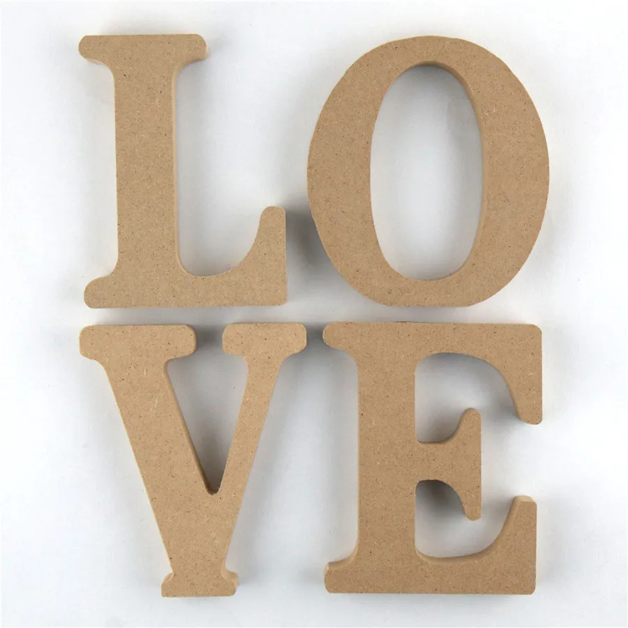 

1pc 10cm Wooden Letters Alphabet Name Letter Standing DIY Word Design Art Crafts Wood Party Birthday Home Decor 3.94 Inches