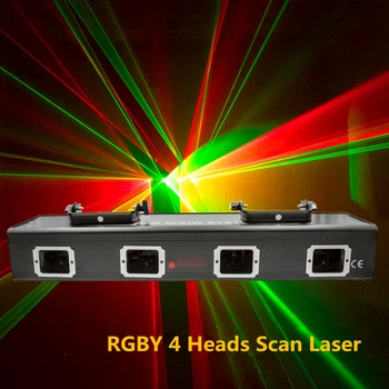 4 Lens 4 Beam RGBY Laser Light DMX 4 Heads Red Green Blue Yellow Scan Laser Light DJ Disco Party Show Line Patterns Stage Lights 
4 Lens 4 Beam RGBY Laser Light DMX 4 Heads Red Green Blue Yellow Scan Laser Light DJ Disco Party Show Line Patterns Stage Lights