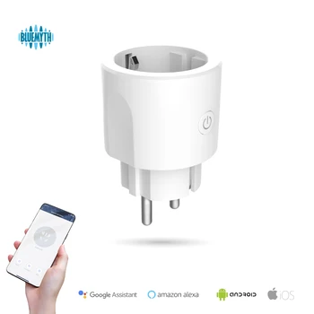 Smart Plug EU WiFi Socket 16A Power Plug Timing Function SmartLife APP Control Works with Alexa Google
Smart Plug EU WiFi Socket 16A Power Plug Timing Function SmartLife APP Control Works with Alexa Google