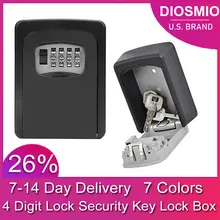 DIOSMIO 4 Digit Lock Security Key Lock Box Combination Safe Outdoor Heavy Duty Wall Mounted Security Lock Box Key 7Colors
DIOSMIO 4 Digit Lock Security Key Lock Box Combination Safe Outdoor Heavy Duty Wall Mounted Security Lock Box Key 7Colors