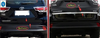 Yimaautotrims Car Rear Trunk Lid Tailgate Door Protective Strip Streamer Cover Trim Fit For Toyota Highlander Kluger 2014 - 2019
Yimaautotrims Car Rear Trunk Lid Tailgate Door Protective Strip Streamer Cover Trim Fit For Toyota Highlander Kluger 2014 - 2019
