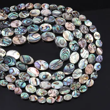 Natural Shell Loose Beads Oval Disc Shape Abalone Shell Bead for Jewelry DIY Making Necklace Accessories Gift for Women
Natural Shell Loose Beads Oval Disc Shape Abalone Shell Bead for Jewelry DIY Making Necklace Accessories Gift for Women