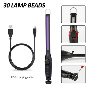 2pcs USB Portable Sterilize UV-C Light Germicidal UV Lamp Home Handheld Ultraviolet Bactericidal Disinfection Germicidal Lamp
2pcs USB Portable Sterilize UV-C Light Germicidal UV Lamp Home Handheld Ultraviolet Bactericidal Disinfection Germicidal Lamp