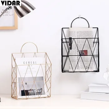 VIDAR Nordic Ins Gold Wrought Iron Portable Book Shelf Living Room Wall Decoration Magazine Finishing Rack
VIDAR Nordic Ins Gold Wrought Iron Portable Book Shelf Living Room Wall Decoration Magazine Finishing Rack
