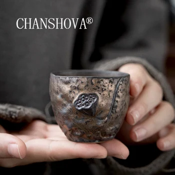 CHANSHOVA 100ml Chinese retro style Handmade Relief texture Pottery teacup Coffee cup China ceramics tea set H430
CHANSHOVA 100ml Chinese retro style Handmade Relief texture Pottery teacup Coffee cup China ceramics tea set H430