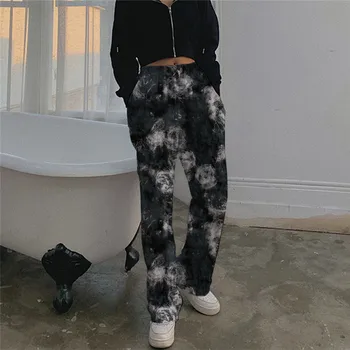 Lychee Girls Floral Tie Dye Printed Women Trousers Elastic Waist Autumn Lady Pants Wide Leg Loose Casual Female Bottoms
Lychee Girls Floral Tie Dye Printed Women Trousers Elastic Waist Autumn Lady Pants Wide Leg Loose Casual Female Bottoms
