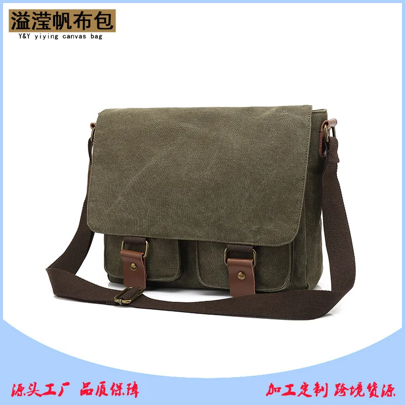 New Style Canvas Bag MEN'S Single-shoulder Bag Retro Postman STUDENT'S Backpack Outdoor Shoulder Bag
New Style Canvas Bag MEN'S Single-shoulder Bag Retro Postman STUDENT'S Backpack Outdoor Shoulder Bag