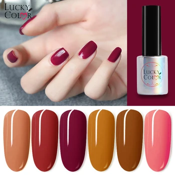 LUCKYCOLOR Nails Gel Polish Red Coffee Color Long Lasting Manicure Vernis UV Soak Off Design Semi Permanent Nails Art 12 Colors
LUCKYCOLOR Nails Gel Polish Red Coffee Color Long Lasting Manicure Vernis UV Soak Off Design Semi Permanent Nails Art 12 Colors
