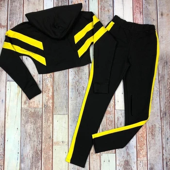 2019 New Ladies Running Sport Women Set Casual Suit Striped Color Matching Sweater Trousers 2 Piece Tracksuit for Jogging ZOGAA
2019 New Ladies Running Sport Women Set Casual Suit Striped Color Matching Sweater Trousers 2 Piece Tracksuit for Jogging ZOGAA