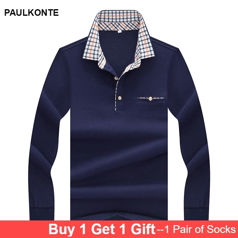 Spring and Autumn Men's Long Sleeve Polo Shirt Gentleman Casual Comfort Men's Four Color Long Sleeve Shirt
Spring and Autumn Men's Long Sleeve Polo Shirt Gentleman Casual Comfort Men's Four Color Long Sleeve Shirt