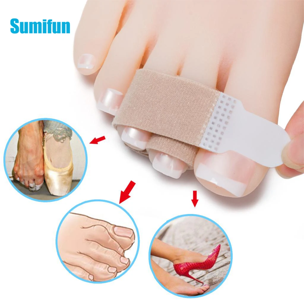 Hammer Elastic Toe Separator Corrector Wrap Splints Tape for Overlapping Toe Hand Protector Cushioned Bandages Foot Care Tool
Hammer Elastic Toe Separator Corrector Wrap Splints Tape for Overlapping Toe Hand Protector Cushioned Bandages Foot Care Tool