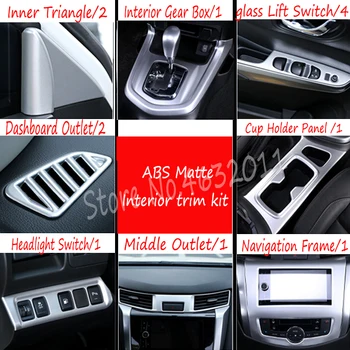 For Nissan Navara NP300 2017-2019 ABS Matte Car Middle air Outlet Gear Box Navigation Frame Inner Triangle Window Lift Switch
For Nissan Navara NP300 2017-2019 ABS Matte Car Middle air Outlet Gear Box Navigation Frame Inner Triangle Window Lift Switch