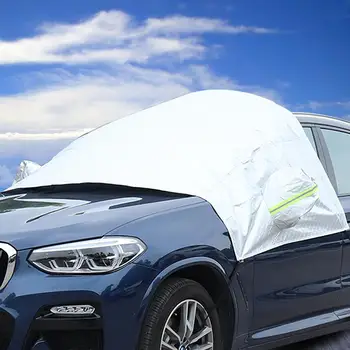 Universal Car Windshield Snow Cover Winter Half Windshield Snow Ice Covered Automobile Frost Wind Protective Cover Sun Protector
Universal Car Windshield Snow Cover Winter Half Windshield Snow Ice Covered Automobile Frost Wind Protective Cover Sun Protector