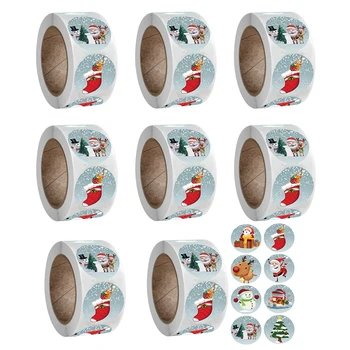 Christmas Ornaments Sticker Rolls 500 PCS Per Roll Very Suitable for Christmas Themed Christmas Tree Decorations
Christmas Ornaments Sticker Rolls 500 PCS Per Roll Very Suitable for Christmas Themed Christmas Tree Decorations
