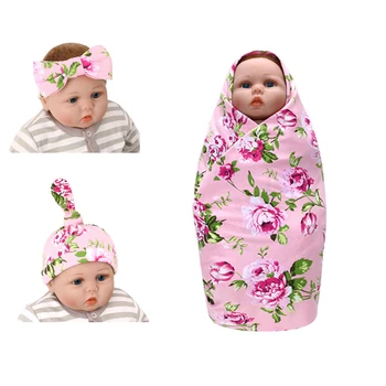 MIRACLE Baby Swaddle Set Organic Cotton Newborn Swaddle Blanket Hats (Blanket wrap with Cap) 0-6 Months Baby Photography Props
MIRACLE Baby Swaddle Set Organic Cotton Newborn Swaddle Blanket Hats (Blanket wrap with Cap) 0-6 Months Baby Photography Props