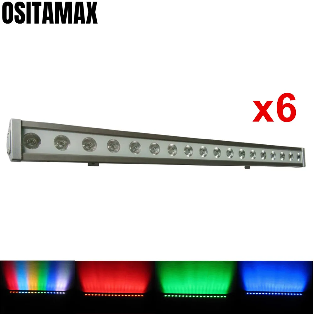 Уличная светодиодная настенная лампа 18 дюймов 3 Вт RGB 6 шт. | Освещение
