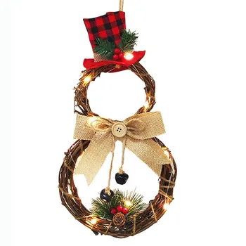 Christmas Wreath LED Wreath Pendant Wall Hanging Front Door Wreath Handmade Wreath Wall Art Chrismas Decoration Home Decor
Christmas Wreath LED Wreath Pendant Wall Hanging Front Door Wreath Handmade Wreath Wall Art Chrismas Decoration Home Decor