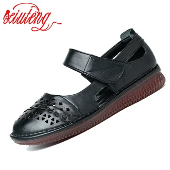 Xiuteng Casual women shoes 2020 spring new genuine leather mother flat shoes big size 41 Round soft bottom women shoes Gift
Xiuteng Casual women shoes 2020 spring new genuine leather mother flat shoes big size 41 Round soft bottom women shoes Gift