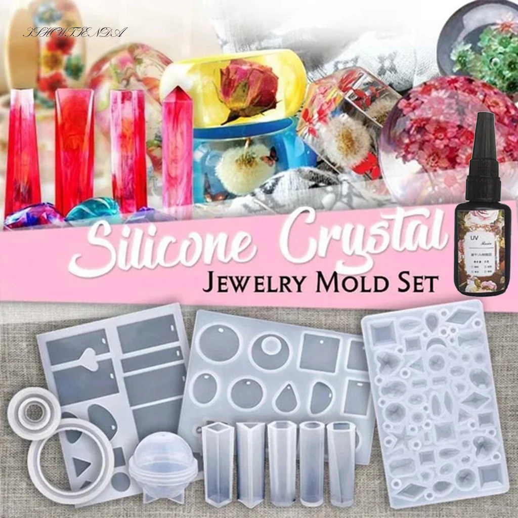 DIY Crystal Glue Jewelry Mold 83 Pcs Set Handmade Crystal Glue Mold Set Silica gel jewelry making molds set 76pcs Twist Drill 20
DIY Crystal Glue Jewelry Mold 83 Pcs Set Handmade Crystal Glue Mold Set Silica gel jewelry making molds set 76pcs Twist Drill 20