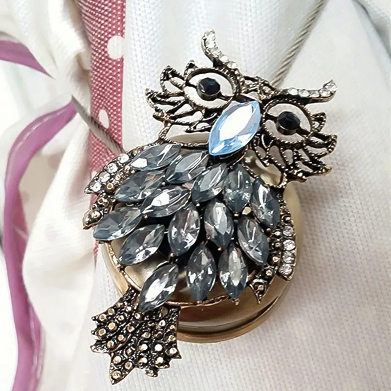 1pc Owl Rhinestones Magnet Curtain Tieback Window Screen Curtain Clip Holder Magnetic Curtains Buckle Holdbacks Accessories
1pc Owl Rhinestones Magnet Curtain Tieback Window Screen Curtain Clip Holder Magnetic Curtains Buckle Holdbacks Accessories