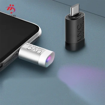Portable UVC disinfection UV LED light mobile phone USB interface plug power supply factory OEM wholesale 275 nm Program
Portable UVC disinfection UV LED light mobile phone USB interface plug power supply factory OEM wholesale 275 nm Program