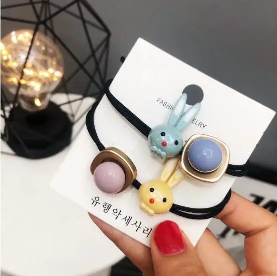 1X Acrylic Ice Cream Color Pearl Hair Ring Head Rope Cute Bunny Rubber Band Hair Rope Hair Ring Hair Accessories 
1X Acrylic Ice Cream Color Pearl Hair Ring Head Rope Cute Bunny Rubber Band Hair Rope Hair Ring Hair Accessories