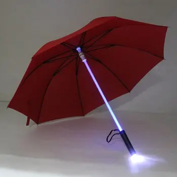7 LED Light Saber Light Up Umbrella Laser Sword Light up Golf Umbrellas Changing On the Shaft/Built in Torch Flash Umbrella
7 LED Light Saber Light Up Umbrella Laser Sword Light up Golf Umbrellas Changing On the Shaft/Built in Torch Flash Umbrella