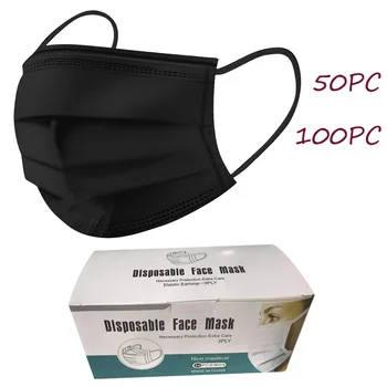 Dustproof Mouth Mask 2020 Fast Delivery Scarf 100/50PC Disposable Face Mask Industrial 3Ply Ear Loop Non-woven Mask Mascarilla
Dustproof Mouth Mask 2020 Fast Delivery Scarf 100/50PC Disposable Face Mask Industrial 3Ply Ear Loop Non-woven Mask Mascarilla