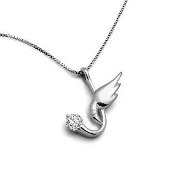 New Jewelry Simple Birds 925 sterling silver Necklace Clavicle Chains Charm Women Fashion Jewelry Colar Maxi Necklace for Women
New Jewelry Simple Birds 925 sterling silver Necklace Clavicle Chains Charm Women Fashion Jewelry Colar Maxi Necklace for Women