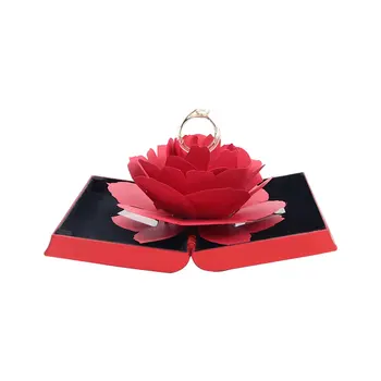 Foldable Rose Ring Box For Women Creative Jewel Storage Paper Case Small Gift Box For Rings
Foldable Rose Ring Box For Women Creative Jewel Storage Paper Case Small Gift Box For Rings